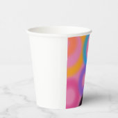 Colorful ringen art Two-Tone koffiemok Papieren Bekers (Rechts)