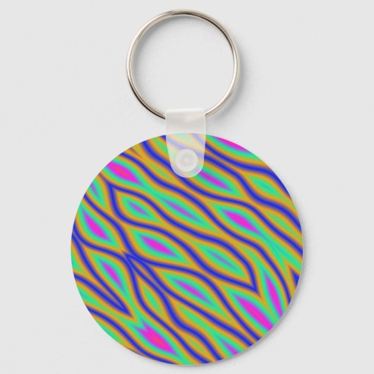 Colorful Ripples Sleutelhanger (Voorkant)