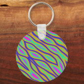 Colorful Ripples Sleutelhanger (Voorkant)