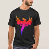 Colorful Rising Phoenix T-shirt (Voorkant)