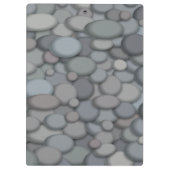 Colorful River Rock Pebbles Art Klembord (Achterkant)