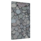 Colorful River Rock Pebbles Art Klembord (Rechts)
