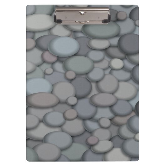 Colorful River Rock Pebbles Art Klembord (Voorkant)