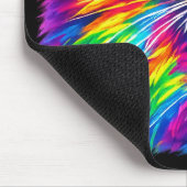 Colorful Roaring Lion Mouse Pad Muismat (Hoek)