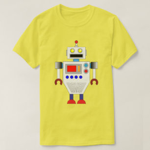 COLORFUL ROBOT SPEELGOED: MODERNE GRAFISCHE ILLUST T-SHIRT