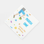 Colorful Rock Climate Party Napkins Servet (Hoek)