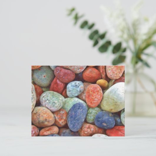 Colorful Rocks Briefkaart (Staand voorkant)