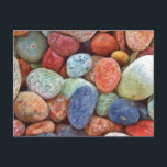 Colorful Rocks Briefkaart<br><div class="desc">Er is enkel iets dwingend over een groep  multicolorstenen.</div>