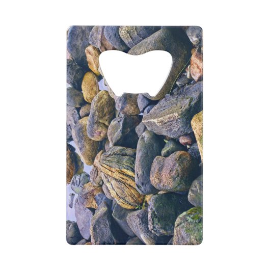 Colorful rocks    creditkaart flessenopener (Voorkant)