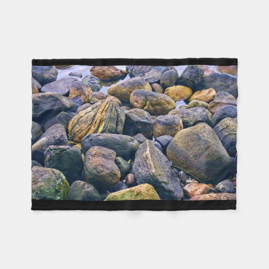 Colorful rocks    fleece deken (Voorkant (Horizontaal))