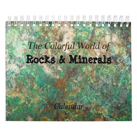 Colorful Rocks & Minerals Kalender (Hoes)