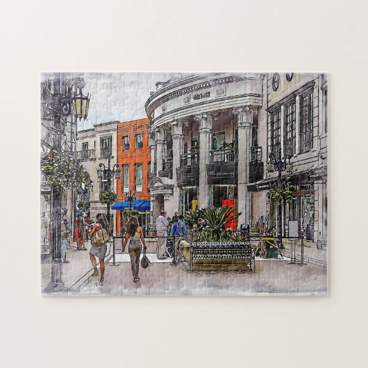 Colorful  Romance Travel Girly Legpuzzel (Horizontaal)