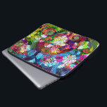 Colorful Romantic  Floral Collage Pattern Laptop Sleeve<br><div class="desc">Kleurrijk ,  abstract romantisch patroon van bloemen en zwenkriemen. Beschikbaar op andere producten en kan worden aangevraagd voor elk van de producten die op Zazzle worden aangeboden.</div>