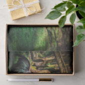 Colorful Rooster die zijn stuf rutting Tissuepapier (Geschenk)