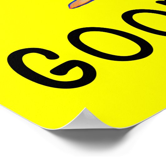 Colorful Rooster Goedemorgen! Poster (Hoek)