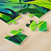 Colorful Rooster Legpuzzel (Zijkant)