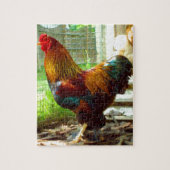 Colorful Rooster Legpuzzel (Verticaal)