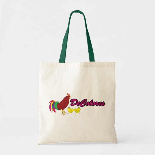 Colorful Rooster Tote Bag (Voorkant)