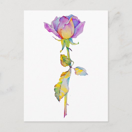Colorful Rose Anytime Card Feestdagenkaart (Voorkant)