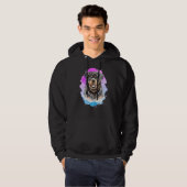 Colorful Rottweiler Dog Hoodie (Voorkant volledig)