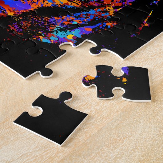 Colorful Rottweiler - Metzgerhund Legpuzzel (Zijkant)