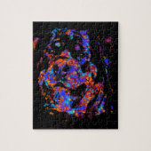 Colorful Rottweiler - Metzgerhund Legpuzzel (Verticaal)