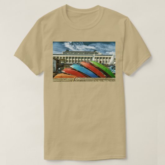 Colorful Rowboats T-shirt (Design voorkant)