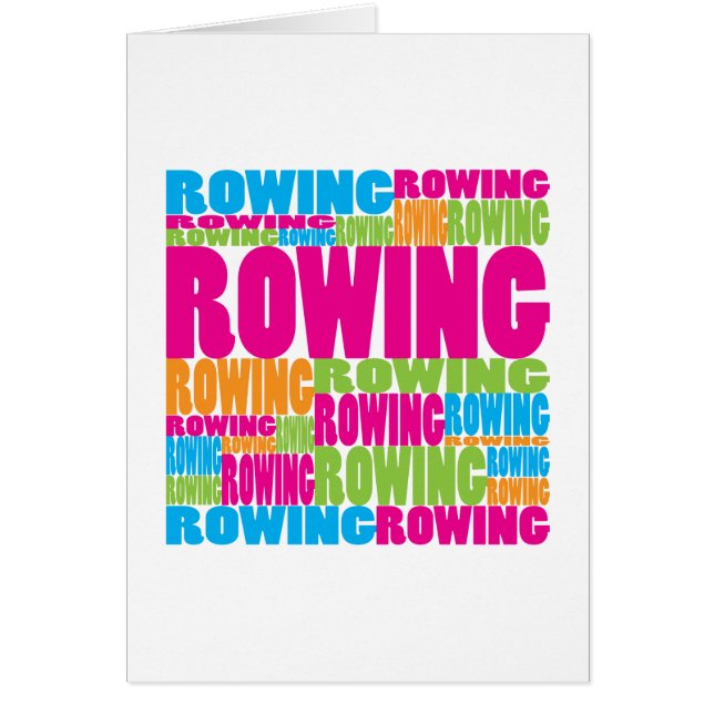 Colorful Rowing (Voorkant)