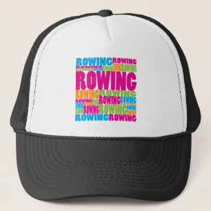 Colorful Rowing Trucker Pet