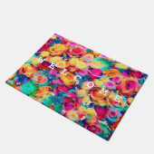 Colorful Rozen Bouquet - Welkom Deurmat (Schuin)