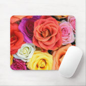 Colorful Rozen Patroon Muismat (Met muis)