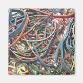 Colorful Rubber Bands Magnet (Voorkant)
