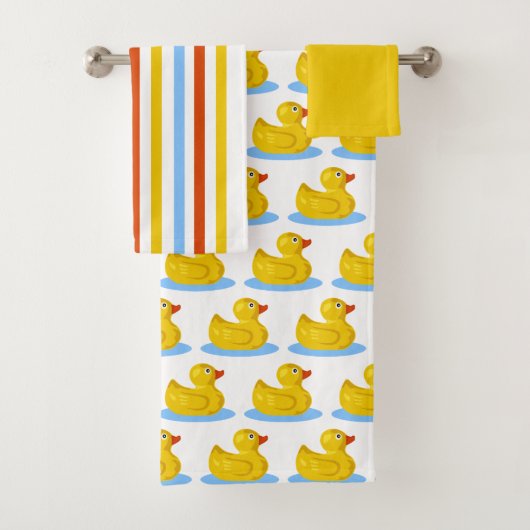Colorful Rubber Ducky Bad Handdoek (Insitu)