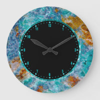 Colorful Ruff Marble Stone Print