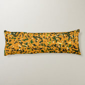 Colorful Rustic Camo Camouflage Pattern Lichaamskussen (Achterkant)
