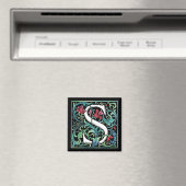 Colorful S Monogram Magnet (Insitu (Vaatwasser))
