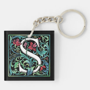 Colorful S Monogram Sleutelhanger