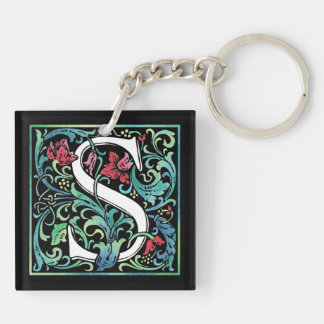 Colorful S Monogram Sleutelhanger