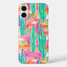 Colorful Saguaro Cacti Personalized