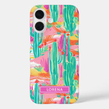 Colorful Saguaro Cacti Personalized
