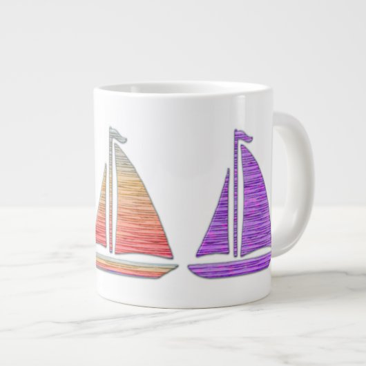 Colorful Sailboat Specialty Mok (Voorkant rechts)