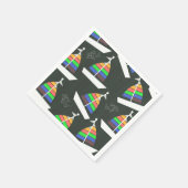 Colorful Sailboat Zee Pattern Servet (Hoek)