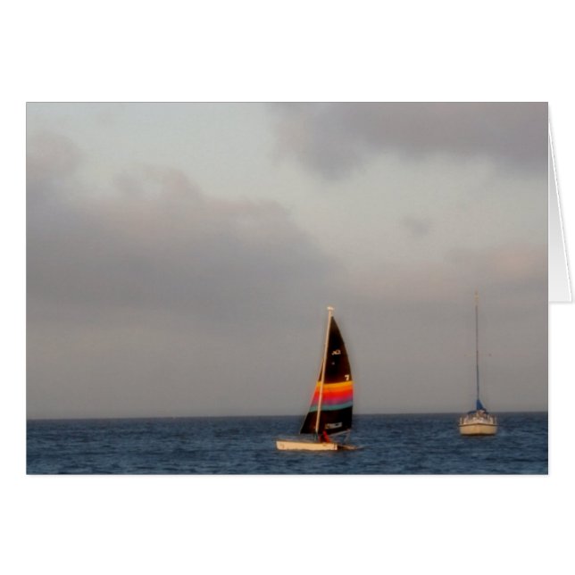 Colorful Sailboot (Voorkant Horizontaal)