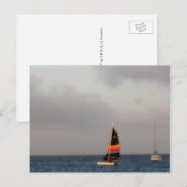Colorful Sailboot Briefkaart (Voorkant / Achterkant)