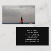 Colorful Sailboot Visitekaartje (Voorkant / Achterkant)