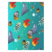 Colorful Saltwater Creats Tafelkleed (Voorkant)