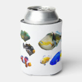 Colorful Saltwater Fish Blikjeskoeler (Blikje Voorkant)