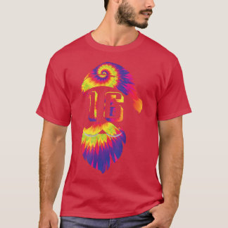 Colorful Santa TieDye 16 jaar oude 16e verjaardag T-shirt
