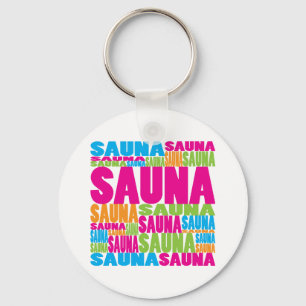 Colorful Sauna Sleutelhanger