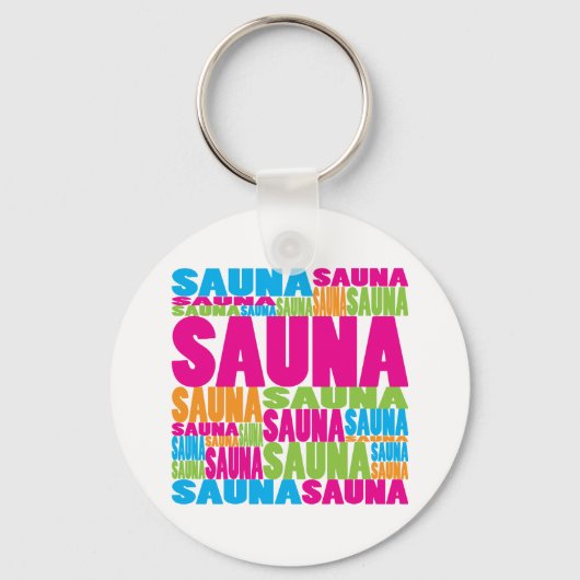 Colorful Sauna Sleutelhanger (Voorkant)